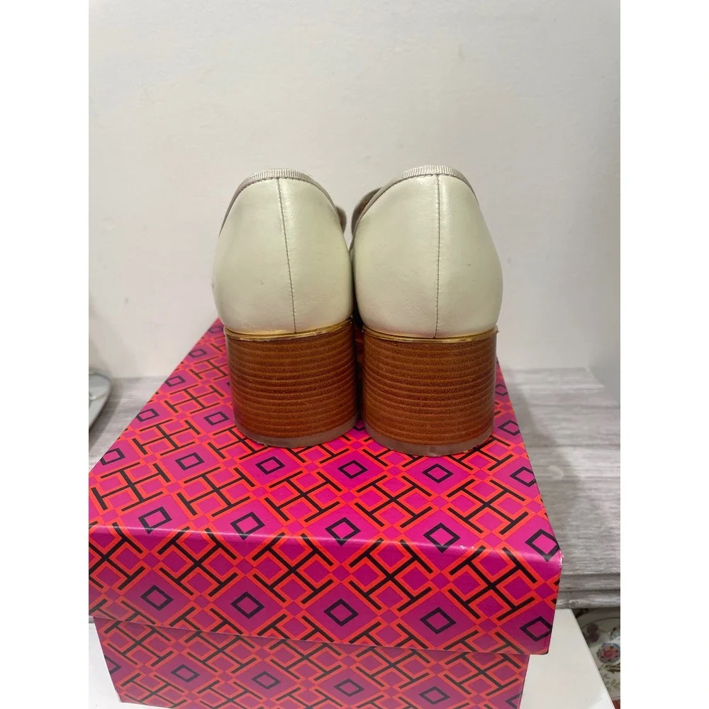 Tory Burch Everly 55mm Loafer Dulce De Leche Croc Leather Block Heel 137837 5.5M